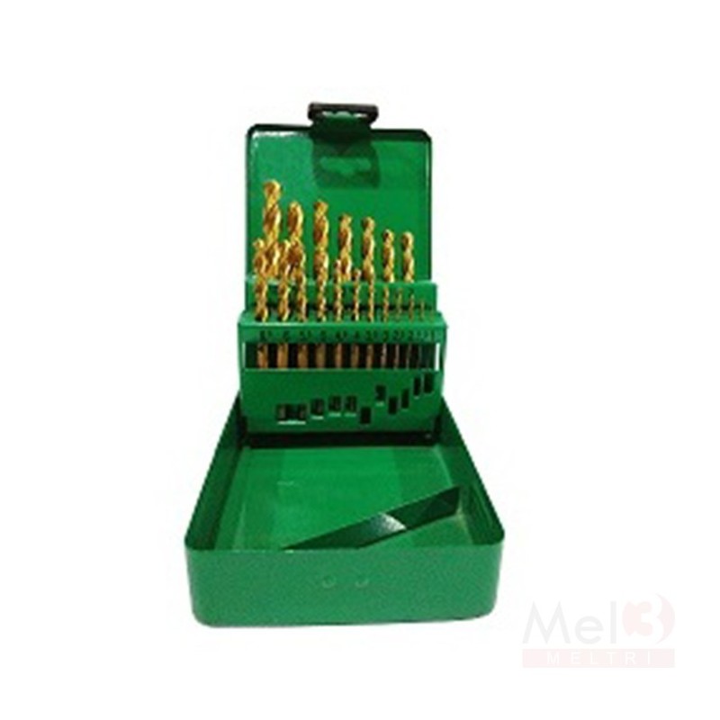 Tin Coated HSS Jobber Drill Bit Set (mm) Tin Coated HSS Jobber Drill Bit Set (mm)