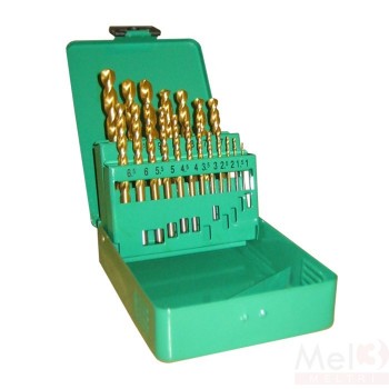 Tin Coated HSS Jobber Drill Bit Set (mm) 