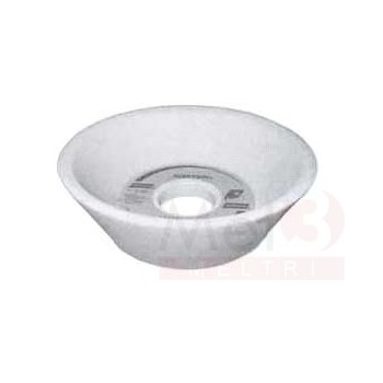38 A/WA - WHITE ALUMINUM OXIDE TYPE FLARING CUP T11