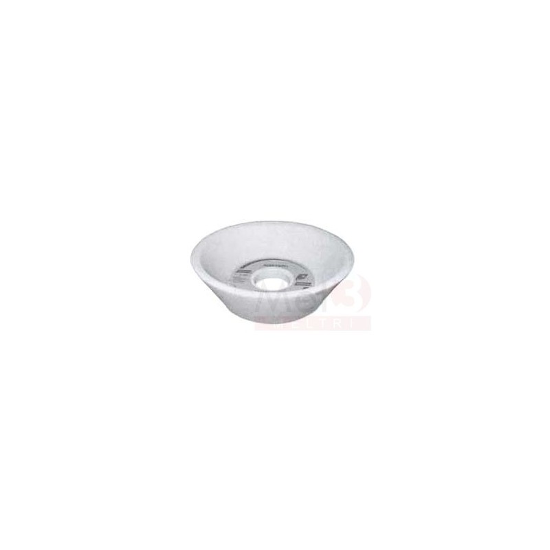 38 A/WA - WHITE ALUMINUM OXIDE TYPE FLARING CUP T11