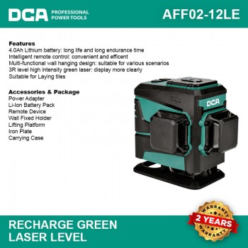 RECHARGE GREEN LASER LEVEL...