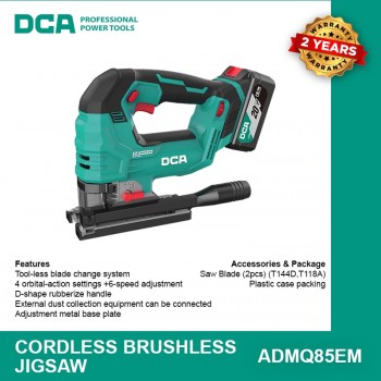 CORDLESS BRUSHLESS JIGSAW...