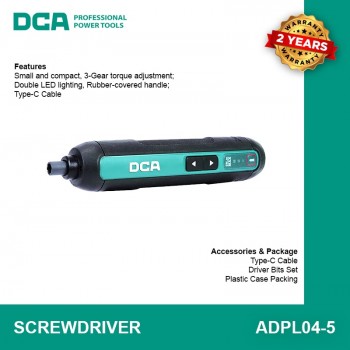 CORDLESS SCREWDRIVER ADPL04-5