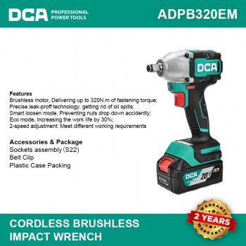 CORDLESS BRUSHLESS IMPACT...