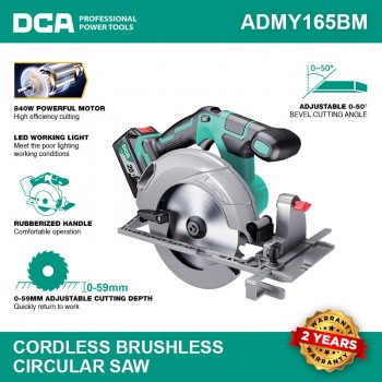 CORDLESS BRUSHLESS CIRCULAR...