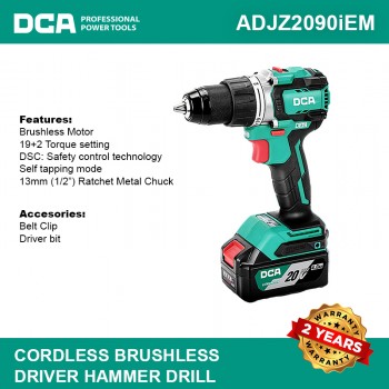 CORDLESS BRUSHLESS DRIVER...