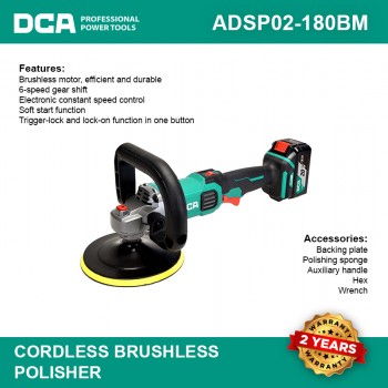 CORDLESS BRUSHLESS POLISHER...