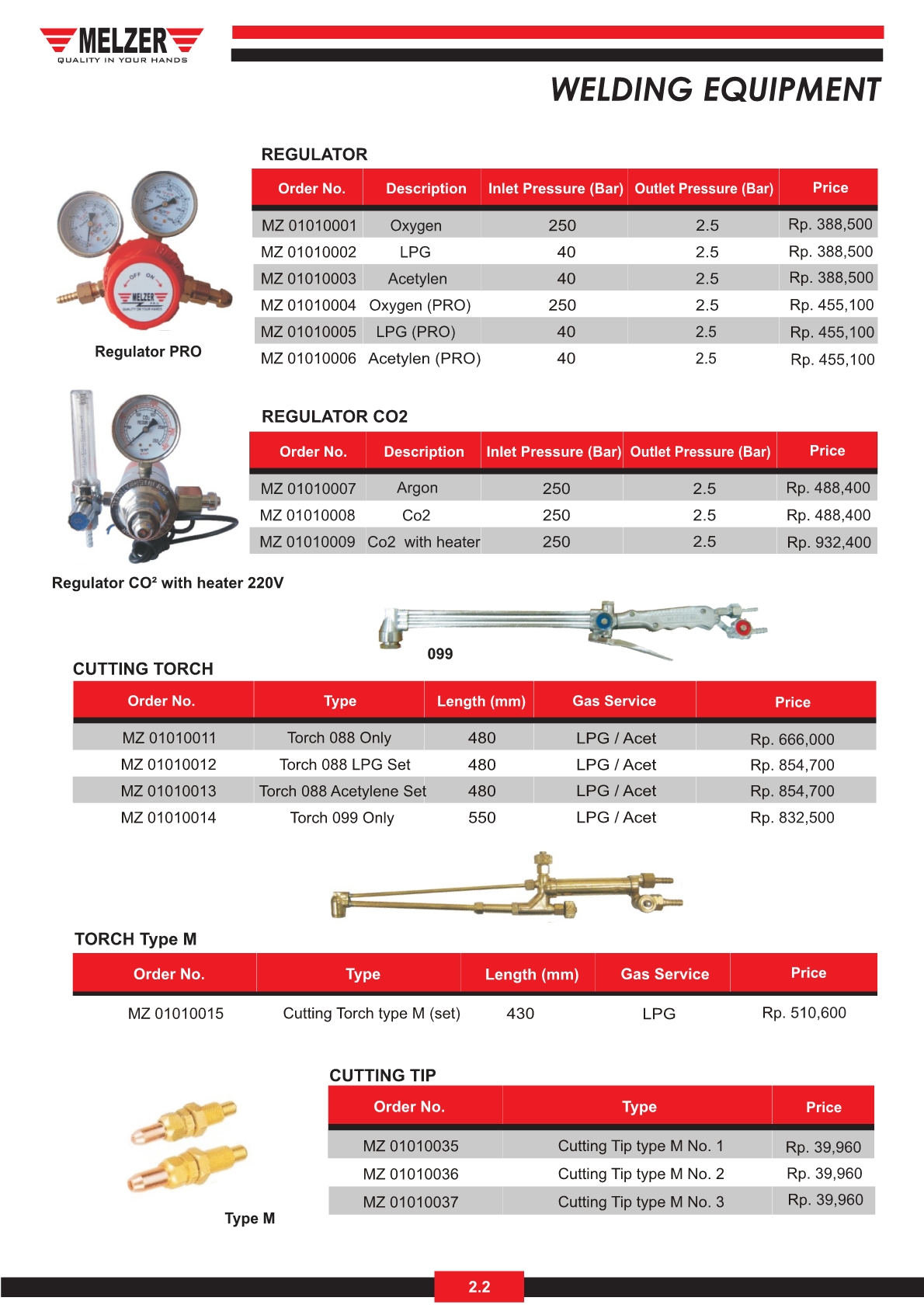 CATALOGUE MELZER